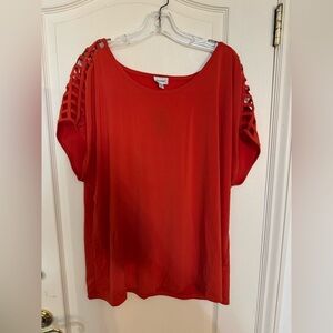 Avenue Lattice Sleeve Blouse Size 18/20